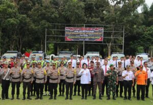 Amankan Idul Fitri, Polres Lamandau Gelar Pasukan Ops “Ketupat Telabang” 2024