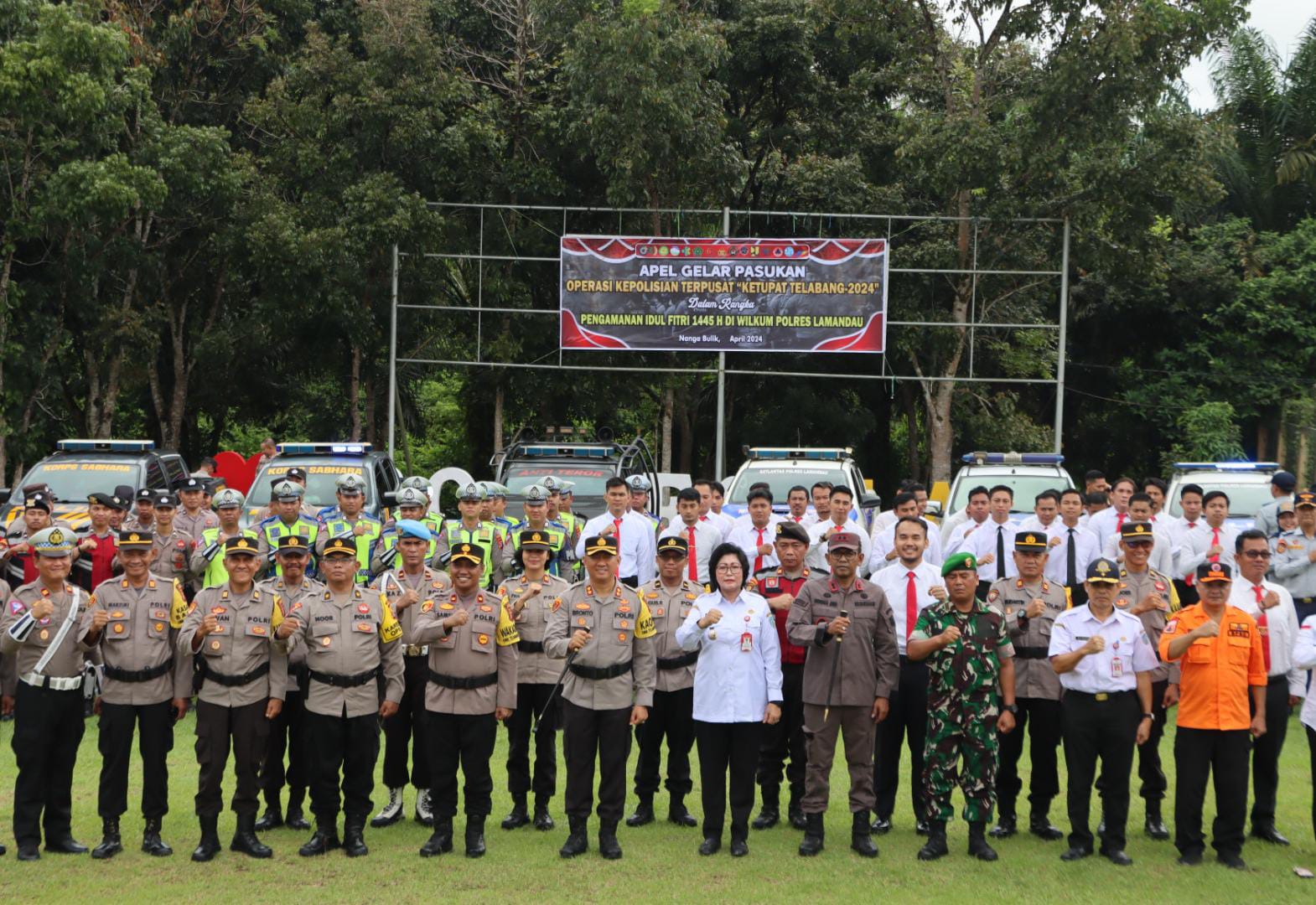 Amankan Idul Fitri, Polres Lamandau Gelar Pasukan Ops “ketupat Telabang”