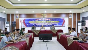 Siapkan Personil Amankan Lebaran, Polres Rembang Gelar Rakorlinsek Ops Ketupat Candi 2024