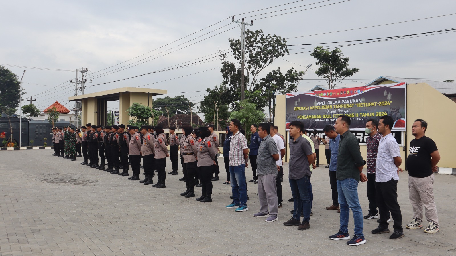 Amankan Malam Takbir Idul Fitri 1445 H, Polres Sukoharjo Terjunkan