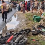 Avanza Oleng Serempet Warung Lalu Hantam Motor Di Karangdowo Klaten