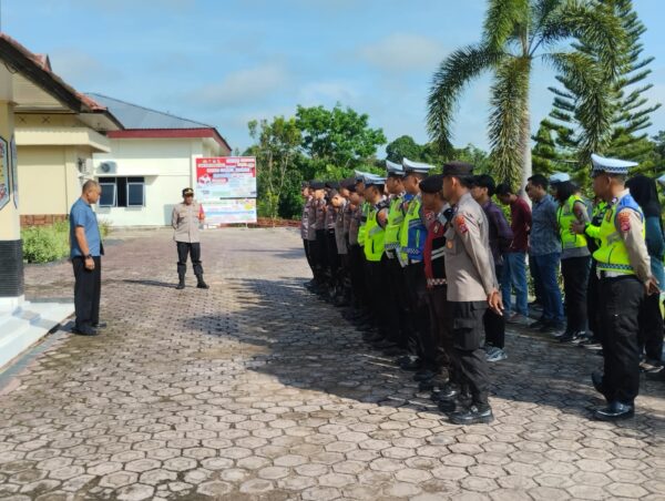 Beri Pesan Kamtibmas, Polres Lamandau Cegah Tindak Kriminal Di Spbu