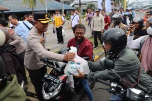 Bersama BUMN, Kapolres Jembrana Gelar Mudik Asik di Anjungan Betutu Gilimanuk