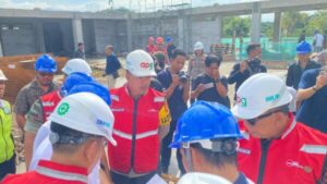 Bersama Bupati Jembrana, Kapolres Pantau Progres Proyek Pasar Umum Negara