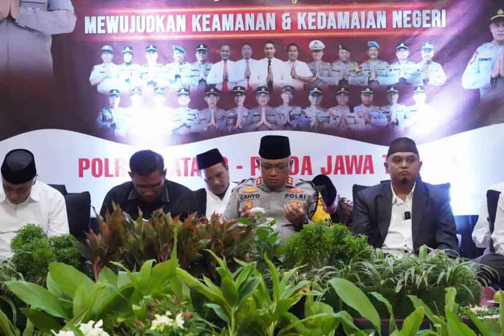 Bersyukur Pemilu Berlangsung Damai, Polres Batang Gelar Doa Lintas Agama