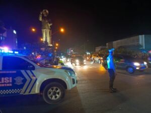 Blue Light Patrol Ditlantas di Malam Minggu Cegah Balapan Liar