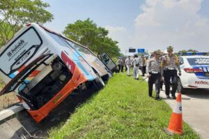 Kecelakaan Bus Rosalia Indah di Tol , Korlantas Polri : Belum Ditemukan Jejak Rem