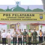 Cek Kesiapan Pengamanan Idul Fitri, Kapolres Humbang Tinjau Pos Pam