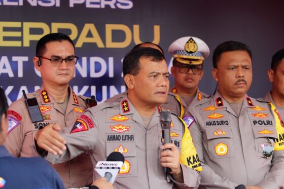 Cek Perkembangan Arus Mudik, Kapolda Jateng Tinjau Pos Pam Ops