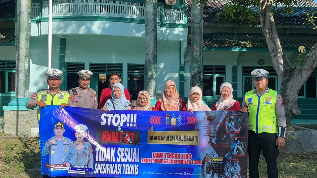 Datangi Smk Nu Lasem, Satlantas Polres Rembang Gelar Dikmas Lantas