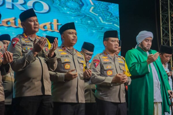 Dihadiri Kapolda Jateng, Acara Bedowo Bersholawat Berlangsung Kondusif