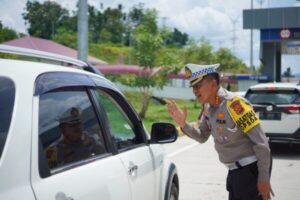 Tinjau Arus Mudik, Dirlantas Polda Aceh Imbau Pemudik Siapkan Saldo Cukup