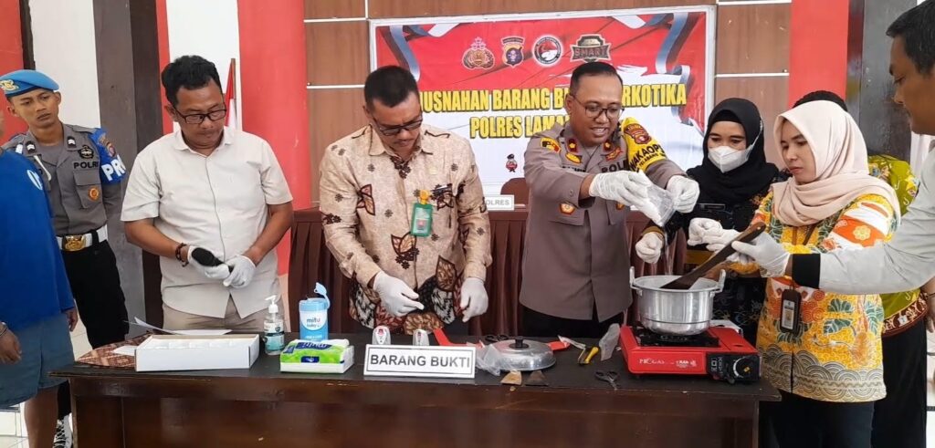 Polres Lamandau Gagalkan Peredaran Narkoba ke Lapas Kasongan