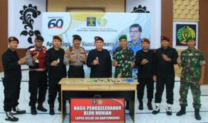 Gandeng TNI-Polri, Lapas Banyuwangi Gelar Apel Siaga dan Penggeledahan Kamar Hunian