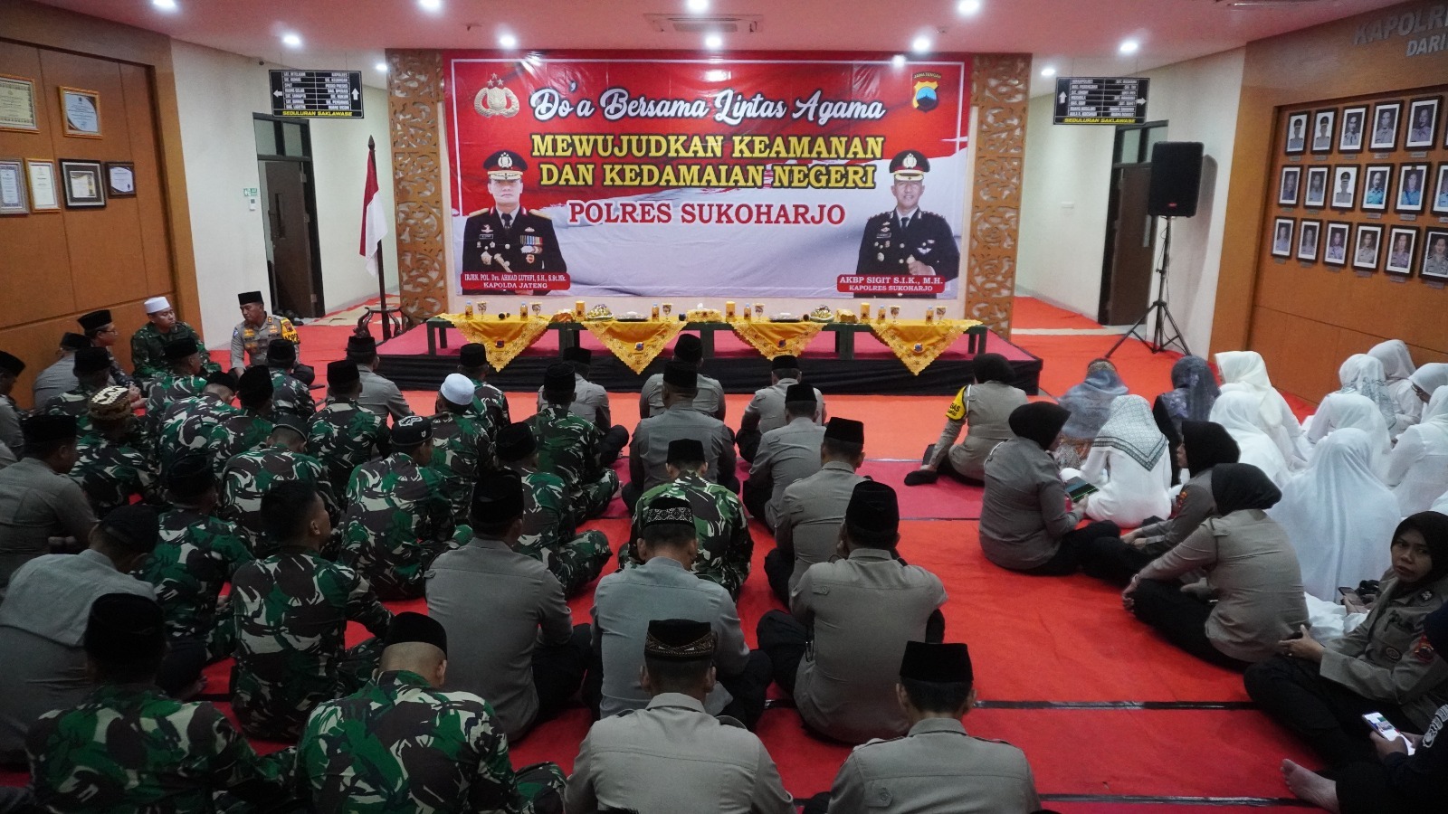 Gelar Doa Bersama, Lintas Agama Di Sukoharjo Berharap Keamanan Dan