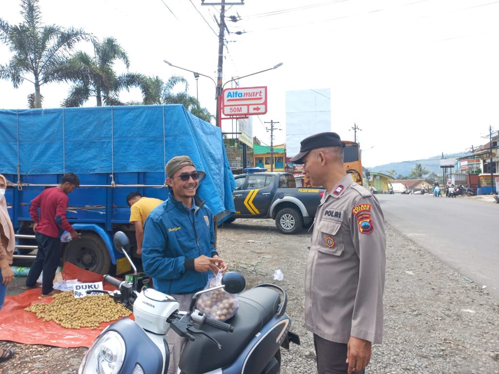 Gelar Patroli Dialogis Dengan Masyarakat, Polsek Bawang Pastikan Kamtibmas Aman