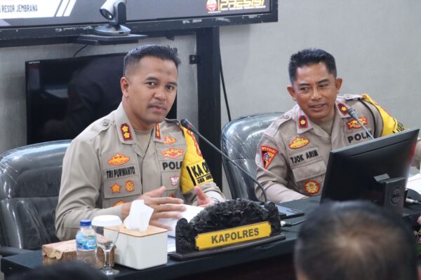 Gelar Rapat Anev Go Bulan Maret 2024, Polres Jembrana Bahas