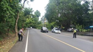 Ngebut, Gran Max Terbalik dan Tabrak Ertiga di Jalan Denpasar-Gilimanuk