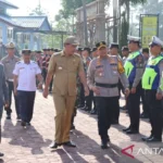 Hadapi Arus Mudik, Kapolres Humbahas Minta Personel Beri Pelayanan Maksimal