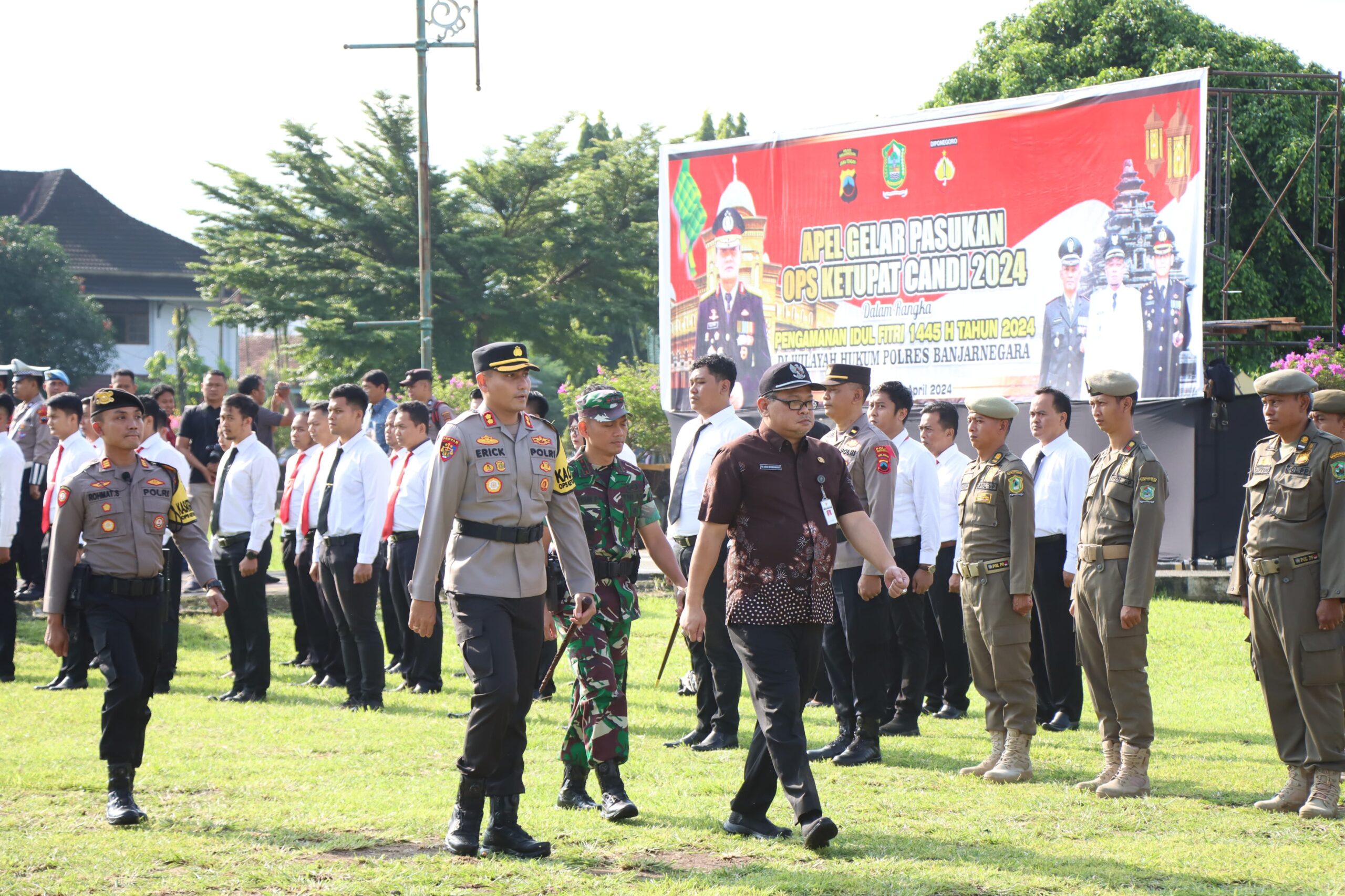 Hadapi Arus Mudik, Polres Banjarnegara Gelar Apel Pasukan Operasi Ketupat