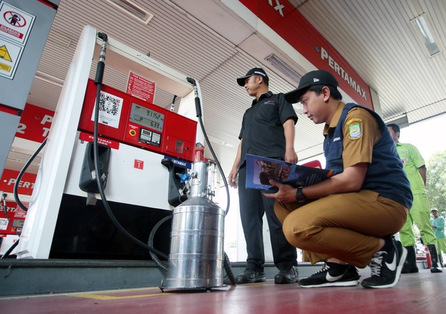 Hadapi Mudik, Polisi Sidak Spbu Di Kota Semarang