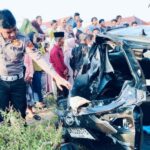 Hendak Silaturahmi Lebaran, Ibu Dan Anak Tewas Usai Mobil Tertabrak