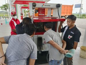 Jelang Lebaran, Unit Tipiter Satreskrim Polresta Pati Sidak Dua SPBU di Margorejo dan Mustokoharjo