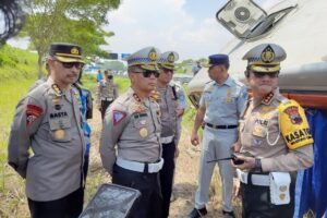 Kakorlantas Cek Lokasi Kecelakaan Bus KM 370 Tol Batang-Semarang, 7 Orang Tewas