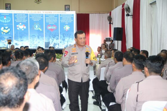 Kapolda Jateng Beri Arahan Saat Sambang Kamtibmas Di Polres Purworejo