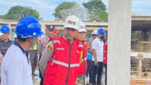 Kapolres Bersama Bupati Jembrana Pantau Progres Proyek Pasar Umum Negara