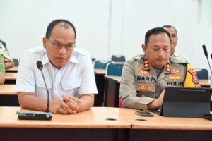 Kapolres Humbahas Ikuti Acara Penandatanganan Nota Kesepahaman Kementan dan Polri