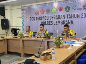 Kapolres Jembrana Gelar Anev Ops Ketupat Agung 2024 di Pos Terpadu Gilimanuk