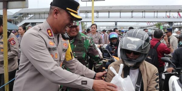 Kapolres Jembrana Gelar Mudik Asik Bersama BUMN di Anjungan Betutu Gilimanuk