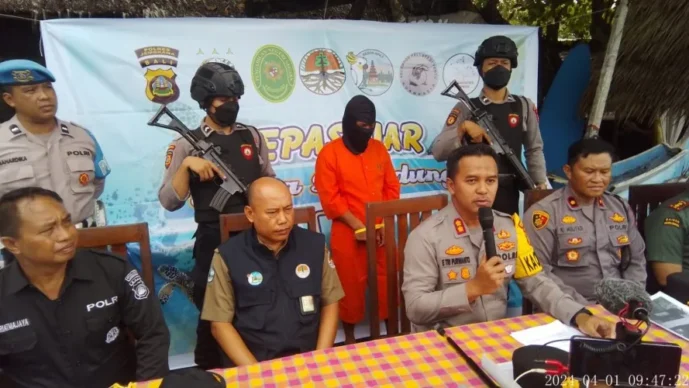 Kapolres Jembrana Menilai, Penyelundupan Penyu Sudah Seperti Sistem Narkoba