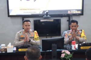 Kapolres Jembrana Pimpin Langsung Rapat Anev GO Bulan Maret 2024