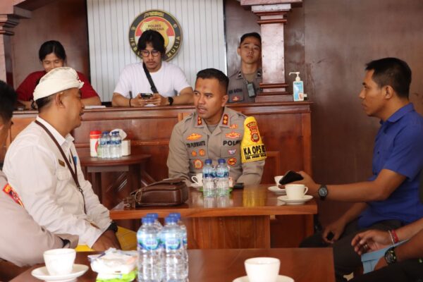 Kapolres Jembrana Terima Audiensi Dari Kepengurusan Pbvsi Kabupaten Jembrana