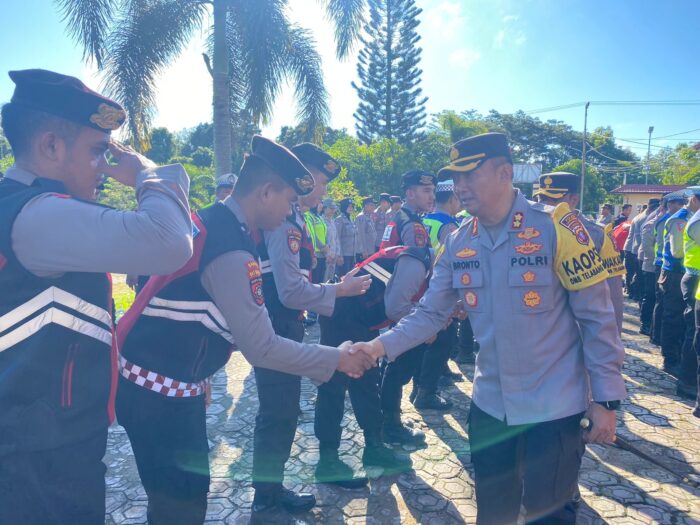 Kapolres Lamandau Gelar Halalbihalal Dengan Personel Polres Lamandau