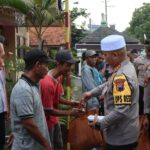 Kapolresta Pati Gelar Baksos Pembagian Sembako Untuk Warga Margorejo