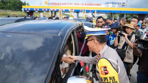 Korlantas Polri Berlakukan One Way GT Kalikangkung-Tol Cipali Mulai Pukul 15.00 WIB