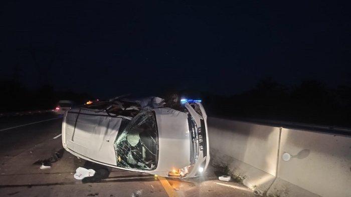 Laka Akibat Microsleep Di Tol Pemalang Batang, Terguling 3 Kali Usai