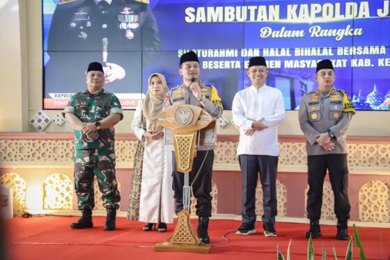 Laksanakan Safari Kamtibmas Di Kebumen, Kapolda Jateng Hadiri Halal Bihalal