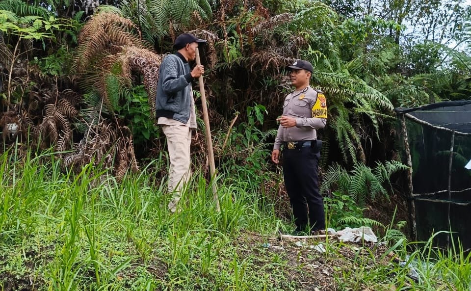 Melaksanakan Patroli Presis, Personil Polsek Onan Ganjang Antisipasi Karhutla