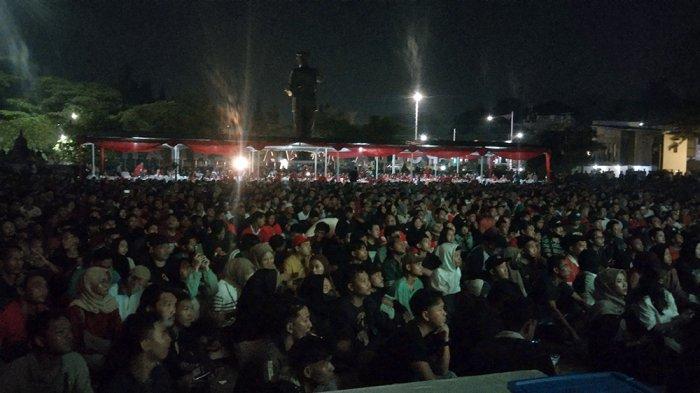 Nobar Indonesia Vs Uzbekistan Di Polda Jateng