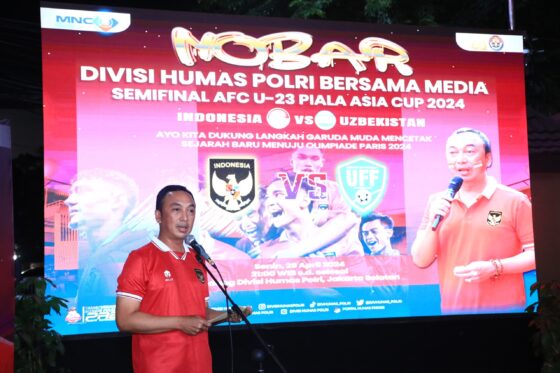 Nobar Semifinal Piala Asia Bareng Wartawan, Kadiv Humas Bicara Persatuan