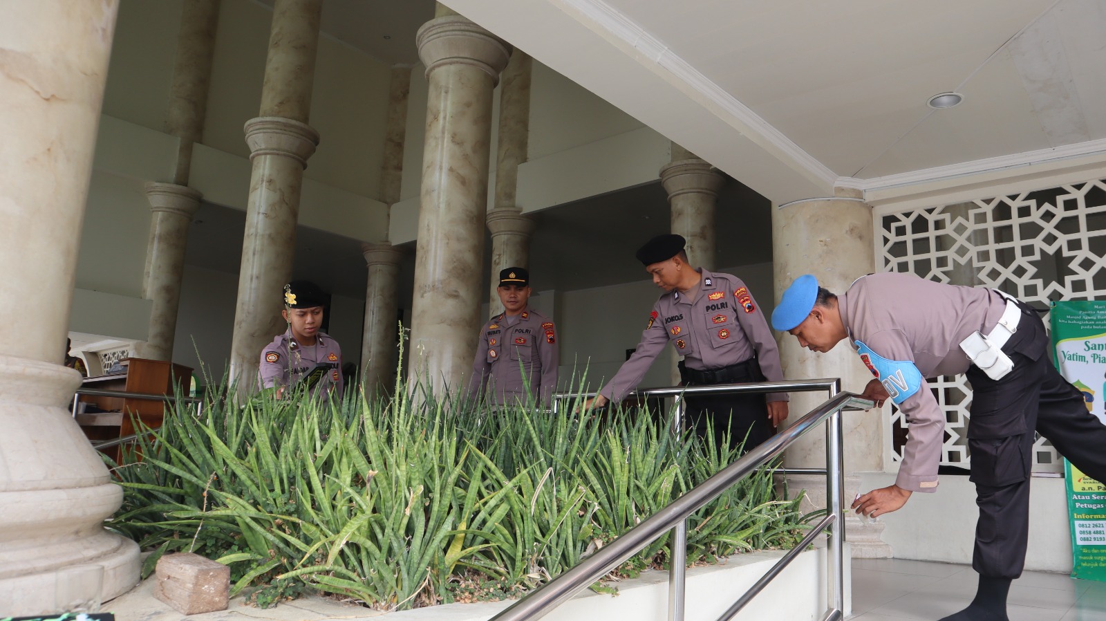 Pastikan Keamanan Sholat Idul Fitri 1445 H, Satsamapta Polres Sukoharjo