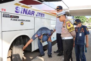 Pastikan Pemudik Lebaran Aman, Polres Banjarnegara Gelar Ramp Check