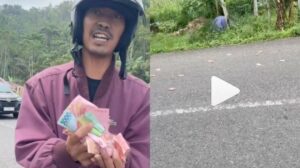 Pasutri Viral Temukan Uang Berhamburan di Jalan, Papasan dengan Pemiliknya Tak Terkejar