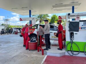 Patroli Dialogis, Personel Polda Kalteng Sambang SPBU dan Perhotelan