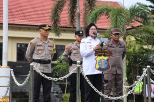 Gelar Pasukan Ops “Ketupat Telabang” 2024, Polres Lamandau Siap Amankan Mudik