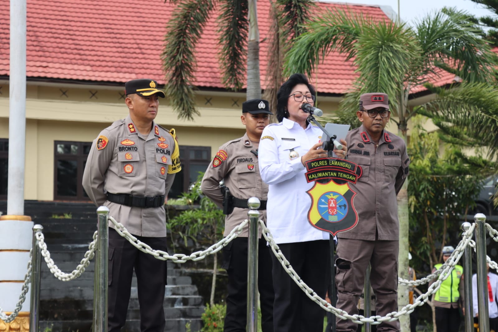 Pengamanan Idul Fitri, Polres Lamandau Gelar Pasukan Ops “ketupat Telabang”